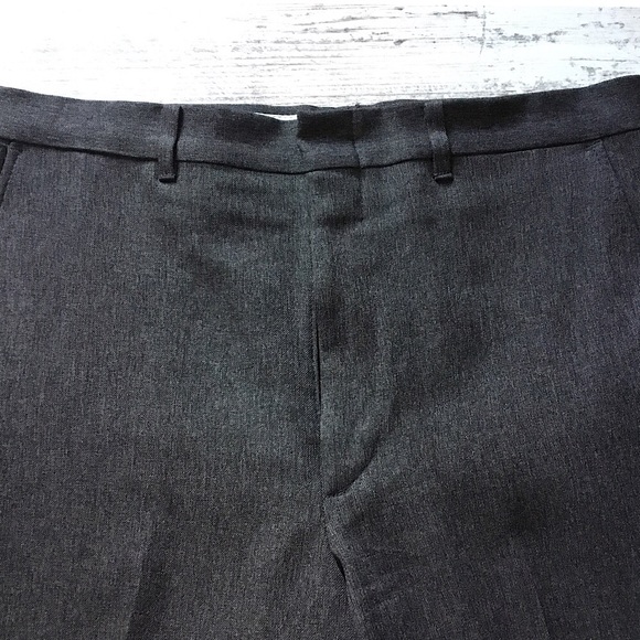 Gray perma prest polyester pants - Picture 3 of 5